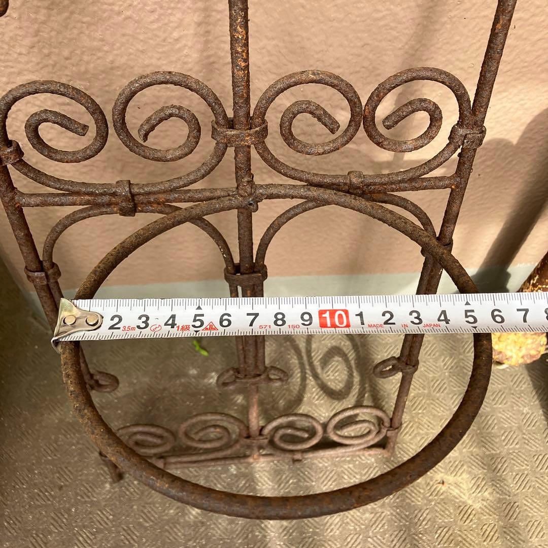 フランスアンティークアイアンオブジェ
