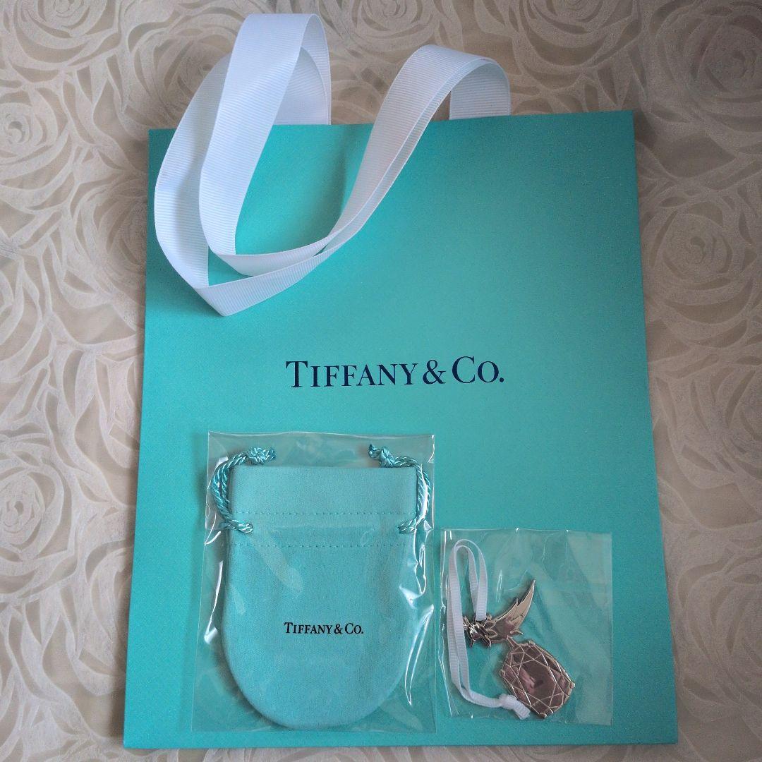 ティファニー 銀座本店限定チャーム付き ショッパー 紙袋+巾着袋の2