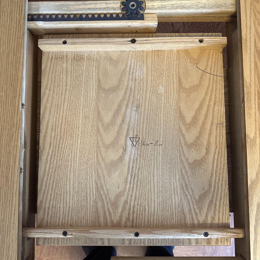 【Shin-Lee／シンリー】伸長式ラウンドダイニングテーブル エクステンション