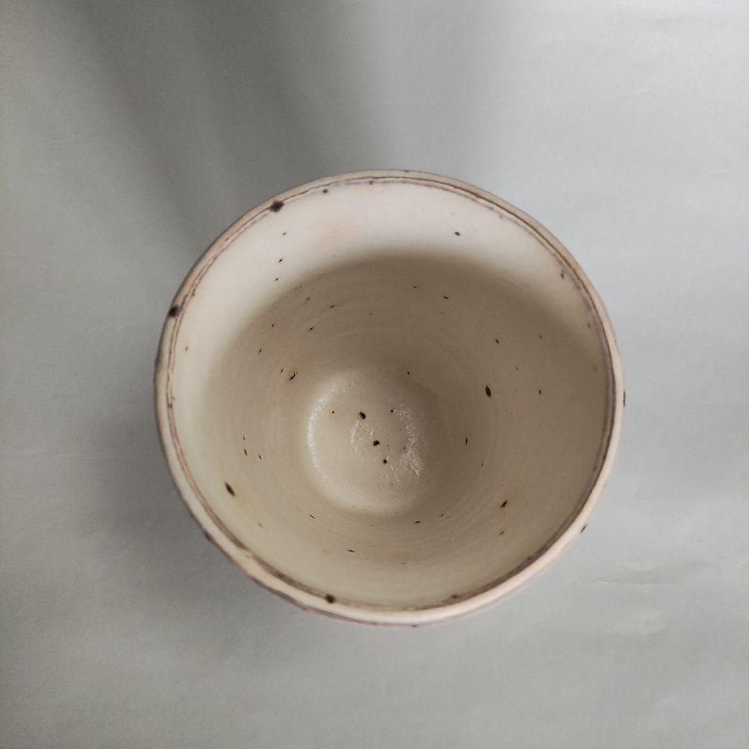 青木亮 粉引カップ 粉引湯呑