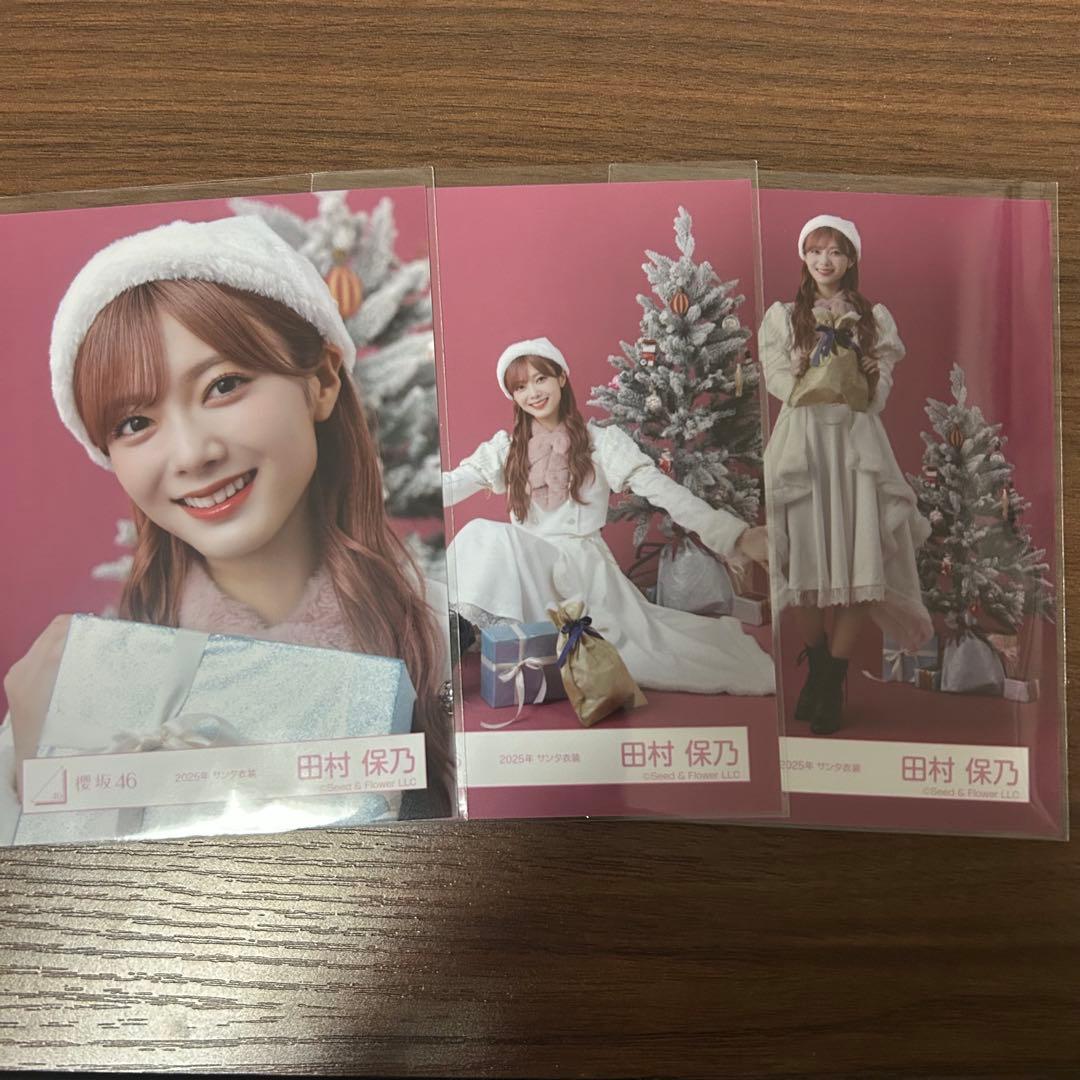 櫻坂46 田村保乃 生写真 2025年 サンタ衣装 セミコンプ - メルカリ