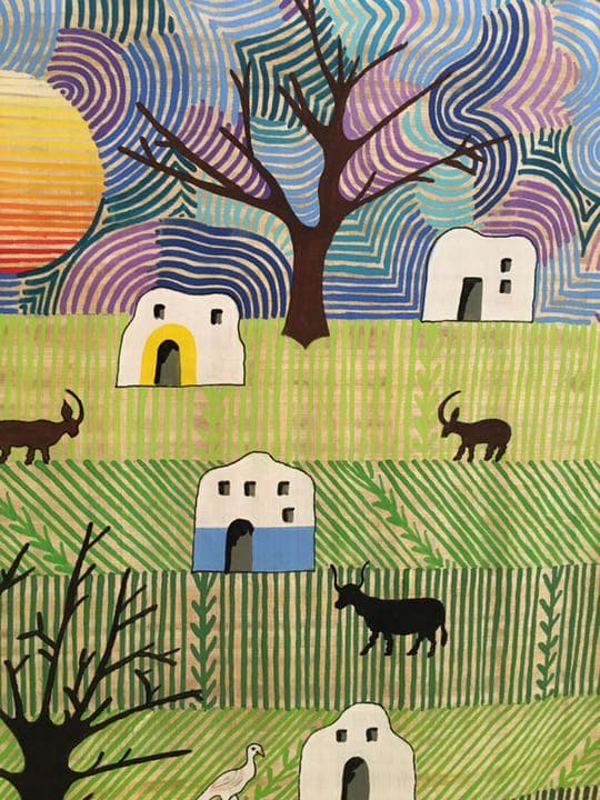 エジプトパピルス　アーティストの作品