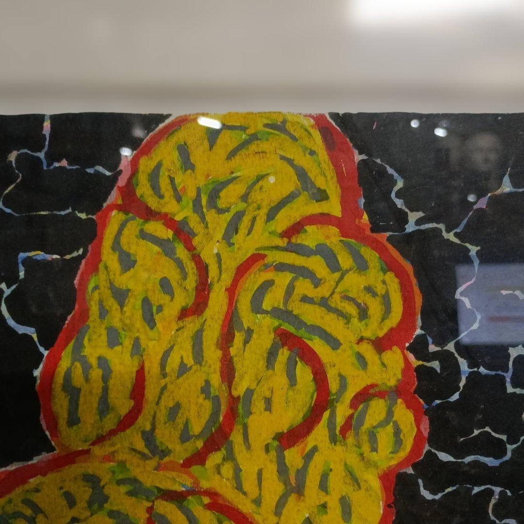 5680）小島顕一　直筆　水彩画？　　タイトル不明