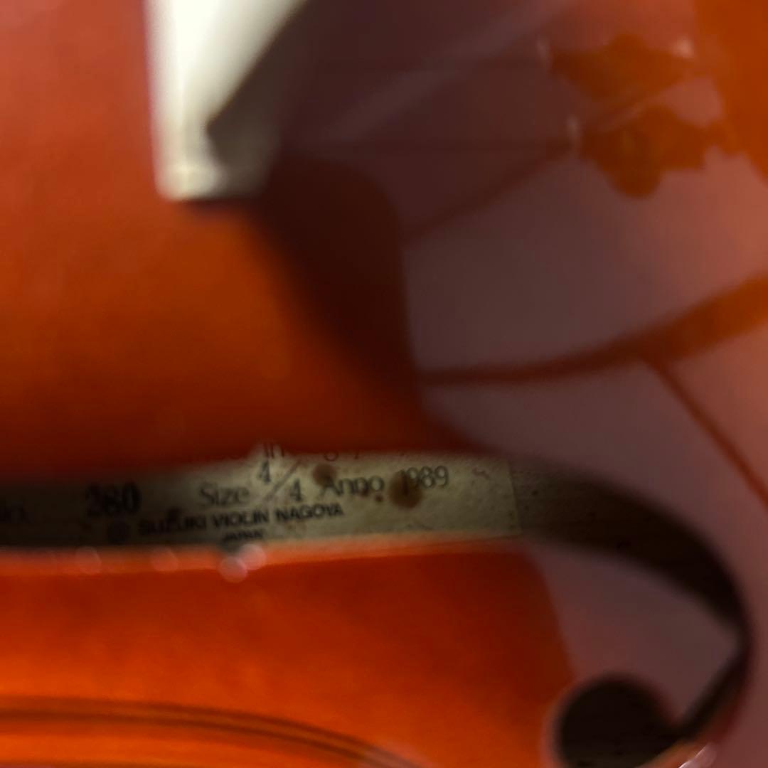 【美品】suzuki バイオリン No. 280 4/4 1989年　ケース付