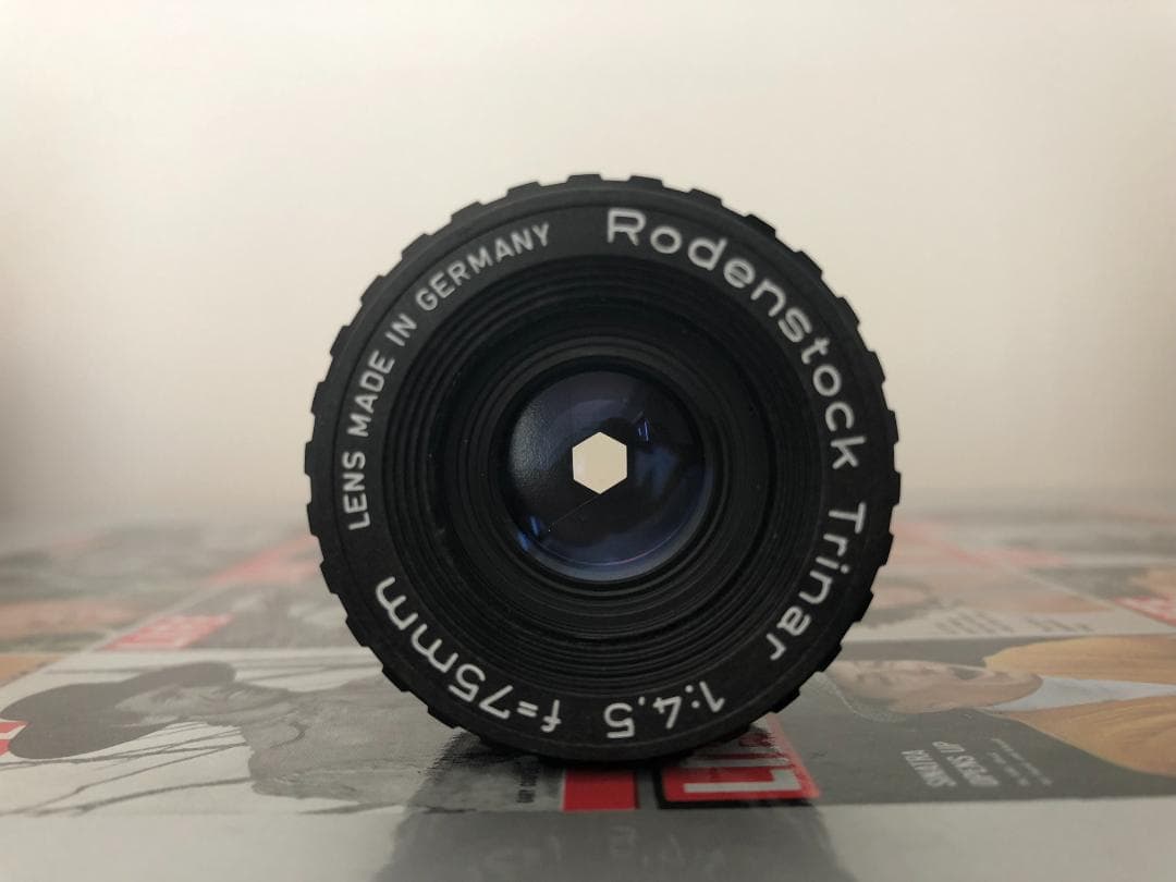 ☆名門☆Rodenstock Trinar 75mm F4.5 Lマウント 美品