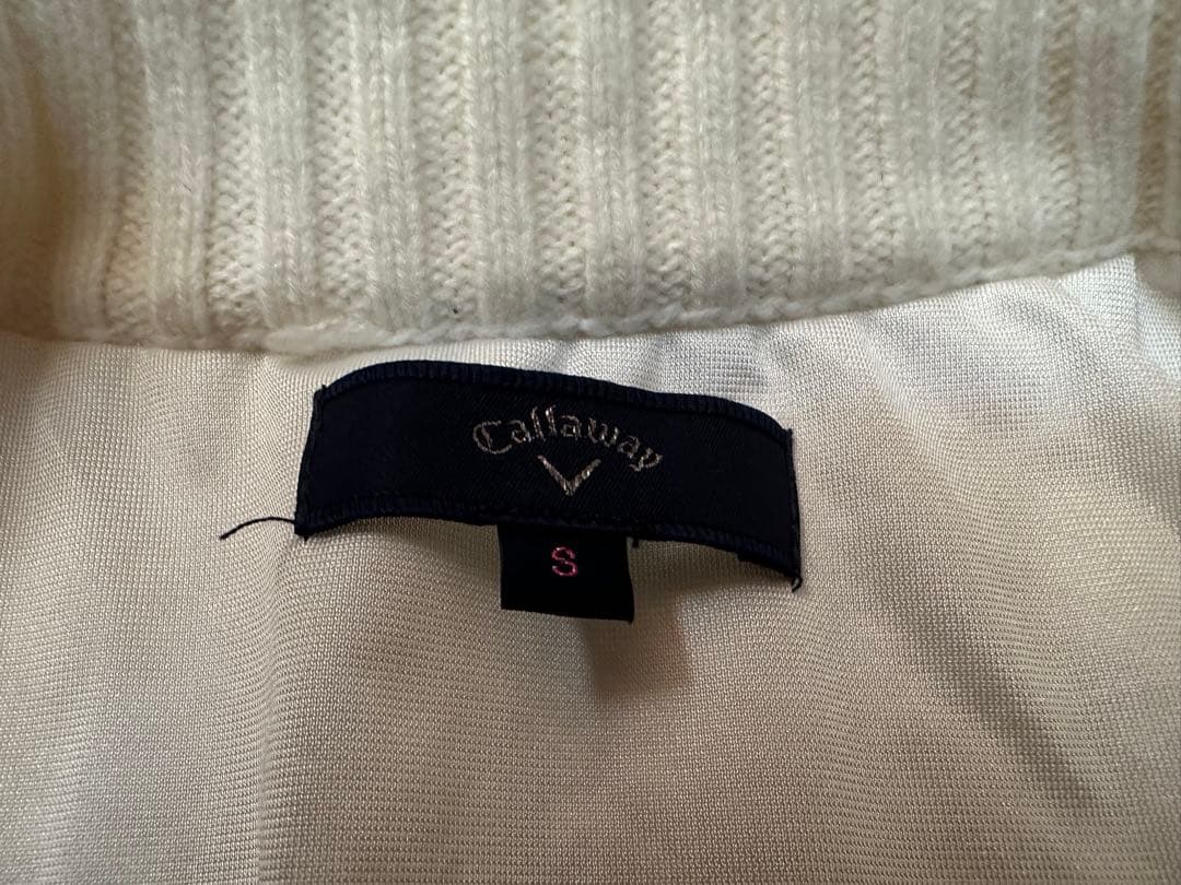 【未使用級】キャロウェイ Callaway ニット ダブルジップ ブルゾン S