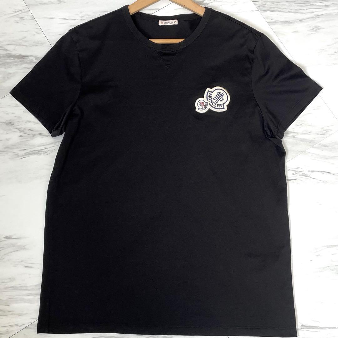 高 品質ファッション - 美品 希少L⭐️モンクレール 半袖Tシャツ
