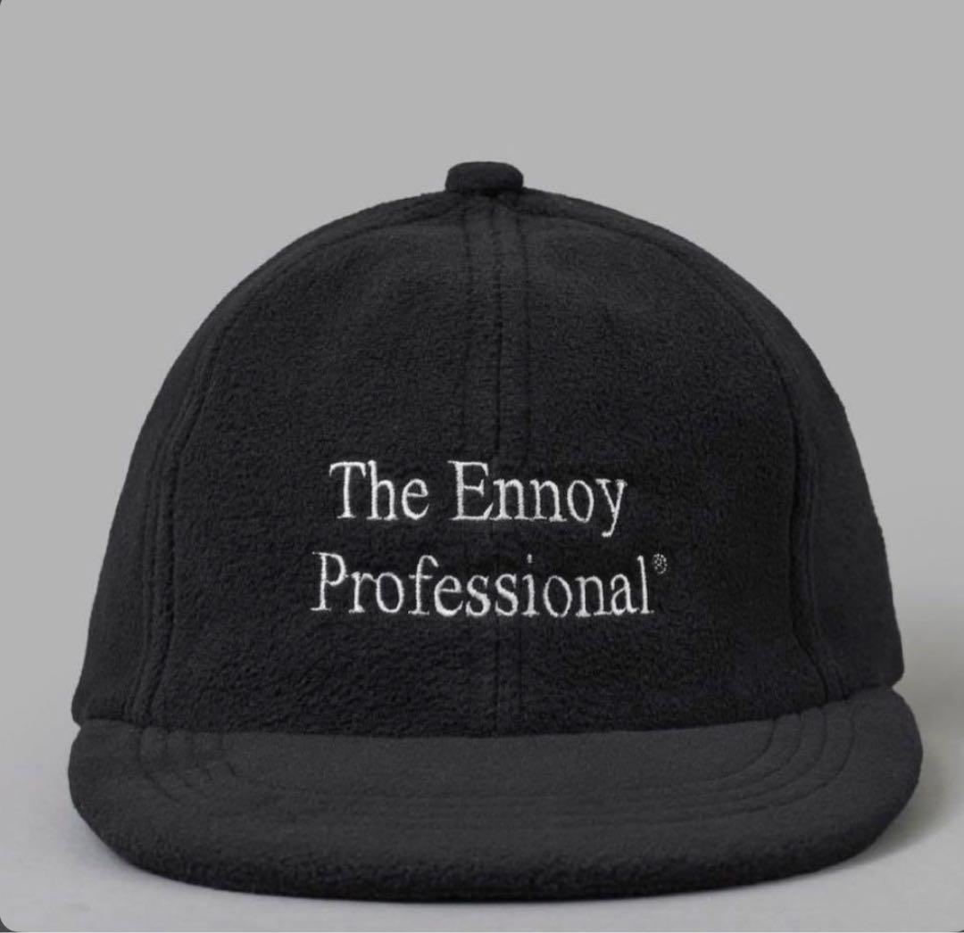 ennoy フリースキャップ黒