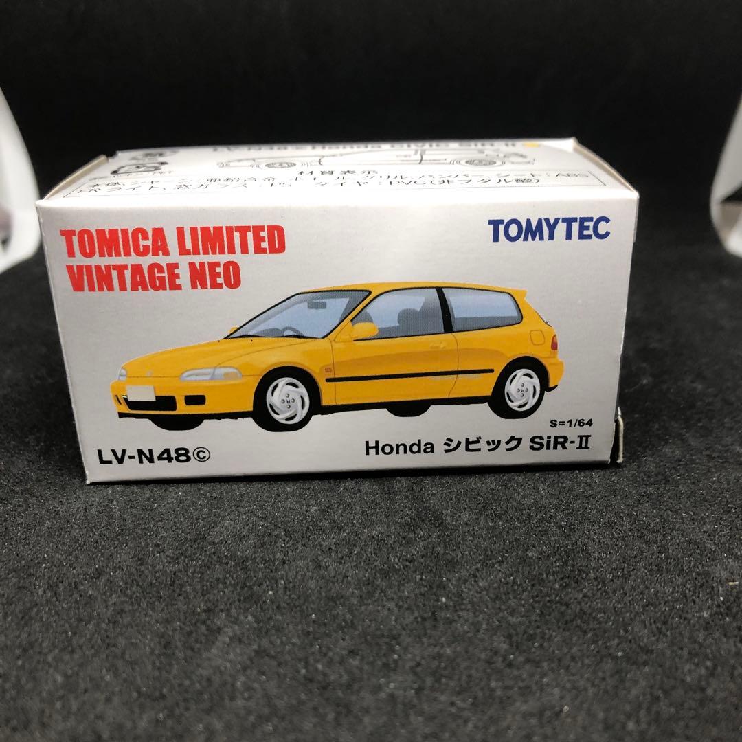 トミカリミテッドヴィンテージ LV-N48 ホンダ シビック SiR-Ⅱ 黄色