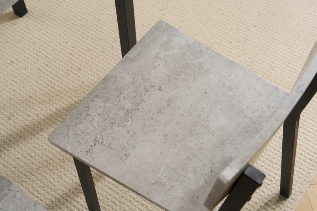 新登場！4人掛け テーブル＆チェア4脚 オシャレ北欧風 幅110 GRAY