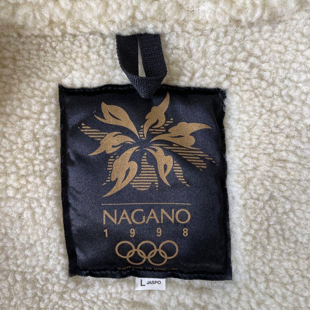 MIZUNO サイズL冬季長野オリンピックジャケット ネイビー - メルカリ