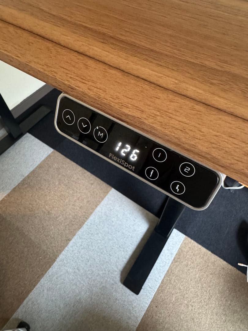 FLEXISPOT E7 電動昇降デスク 幅140cm ケーブルホルダー付