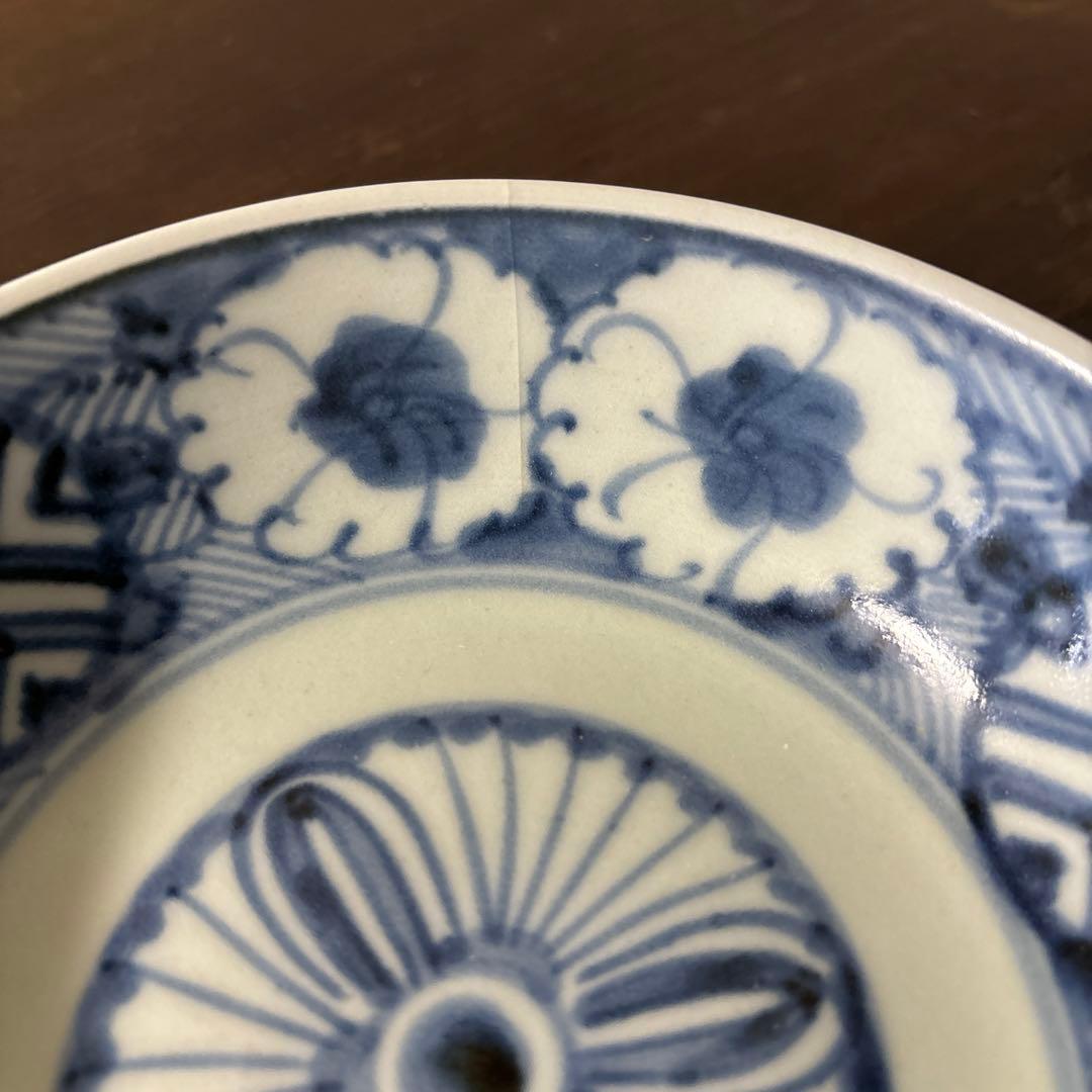 古伊万里膾皿5点内1点ヒビ有り 古道具 骨董 アンティーク 白磁 酒