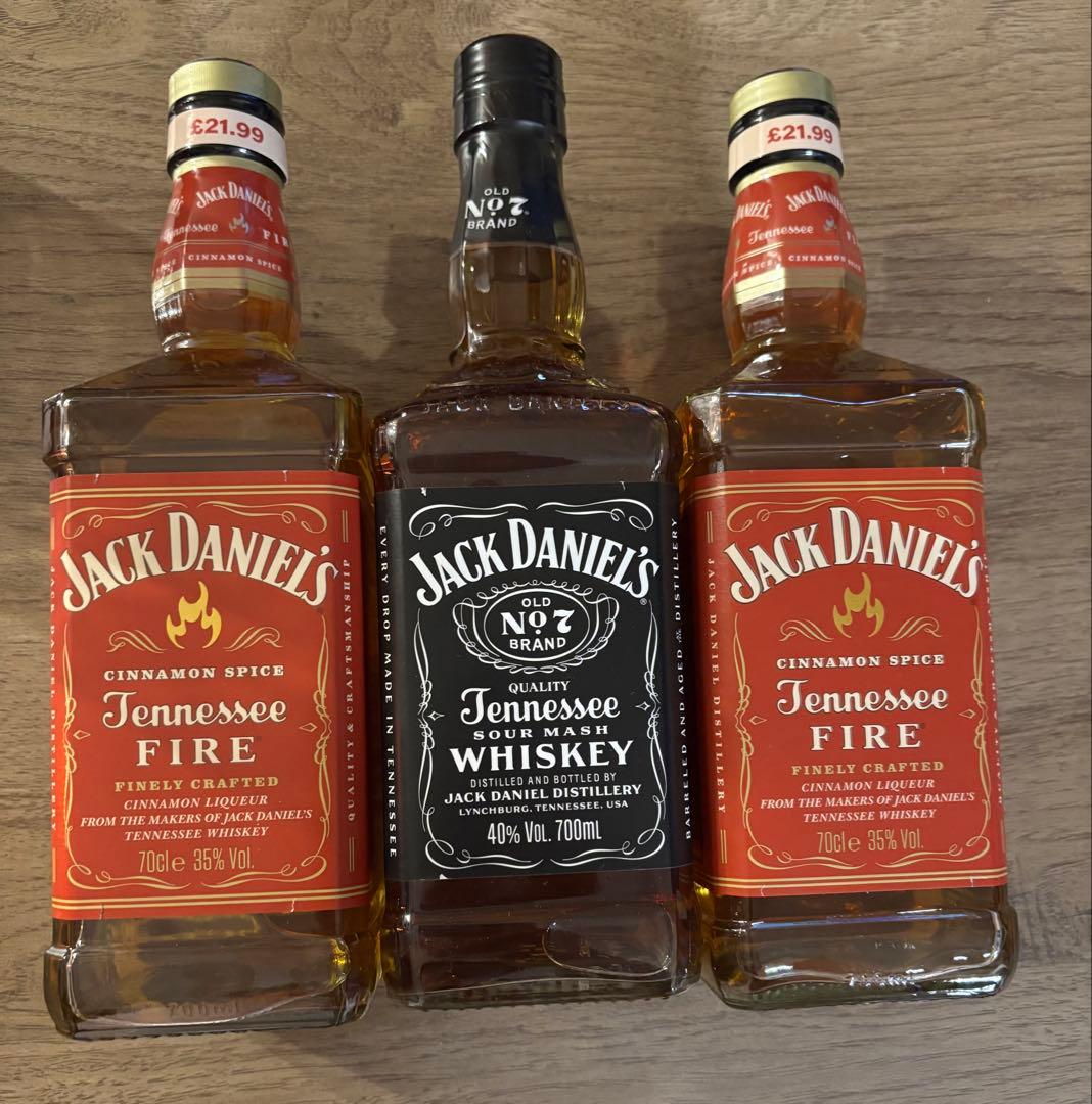 Jack Daniel's ウイスキー 3本セット - メルカリ