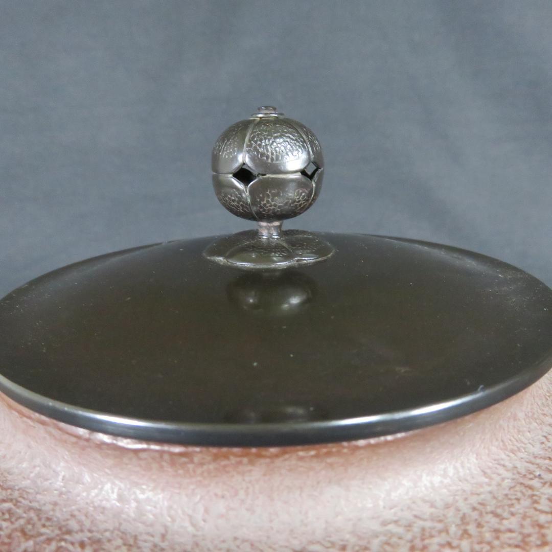 茶釜 茶道具 万代屋釜 釜師 庄造 美品 蓋 良い音 木箱 在