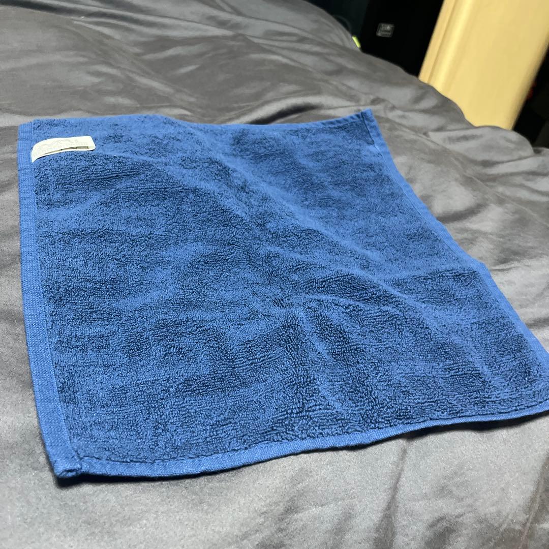HERMES ネイビー タオルハンカチ - メルカリ