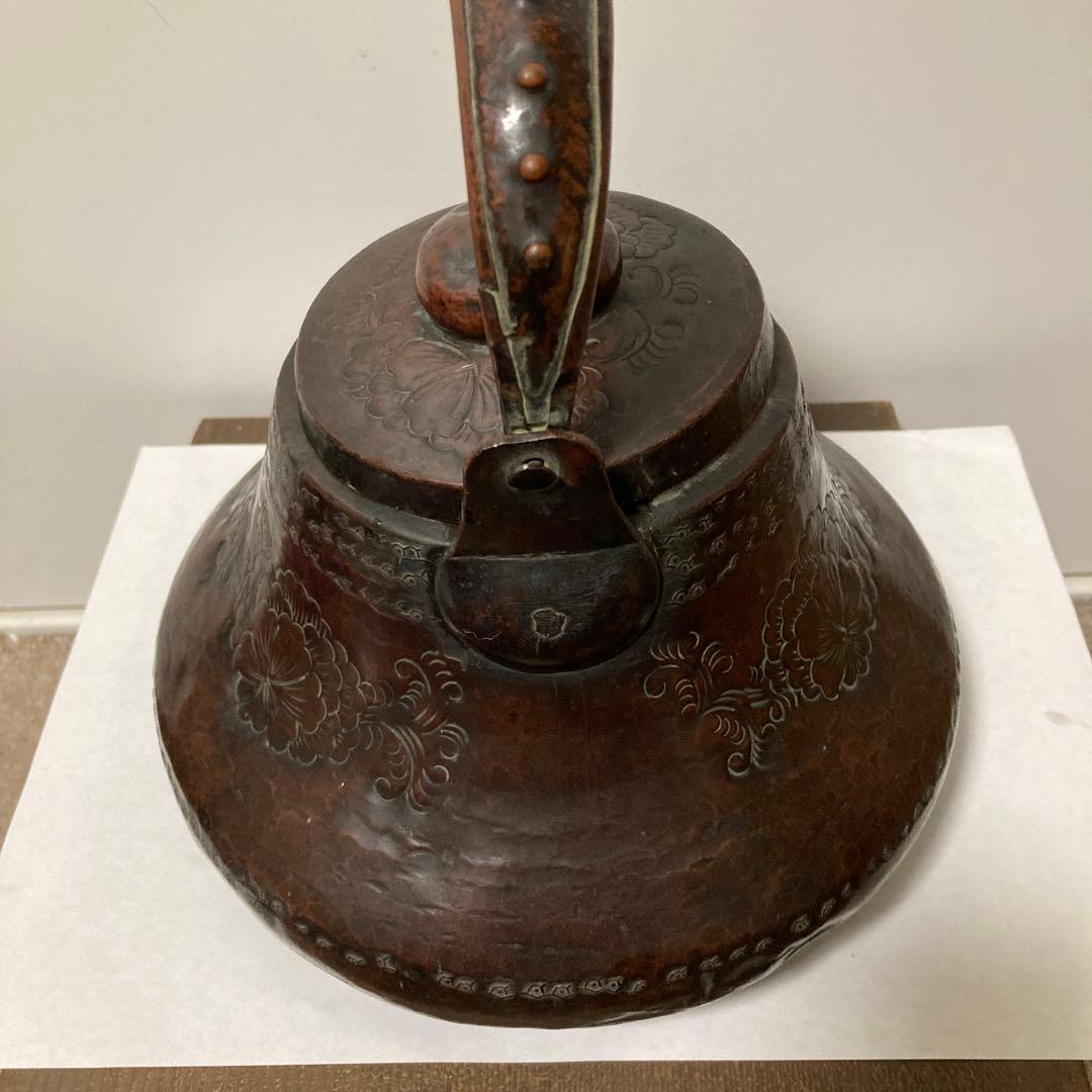 銅製銅瓶 提梁銅瓶手作り老銅瓶ティーポット