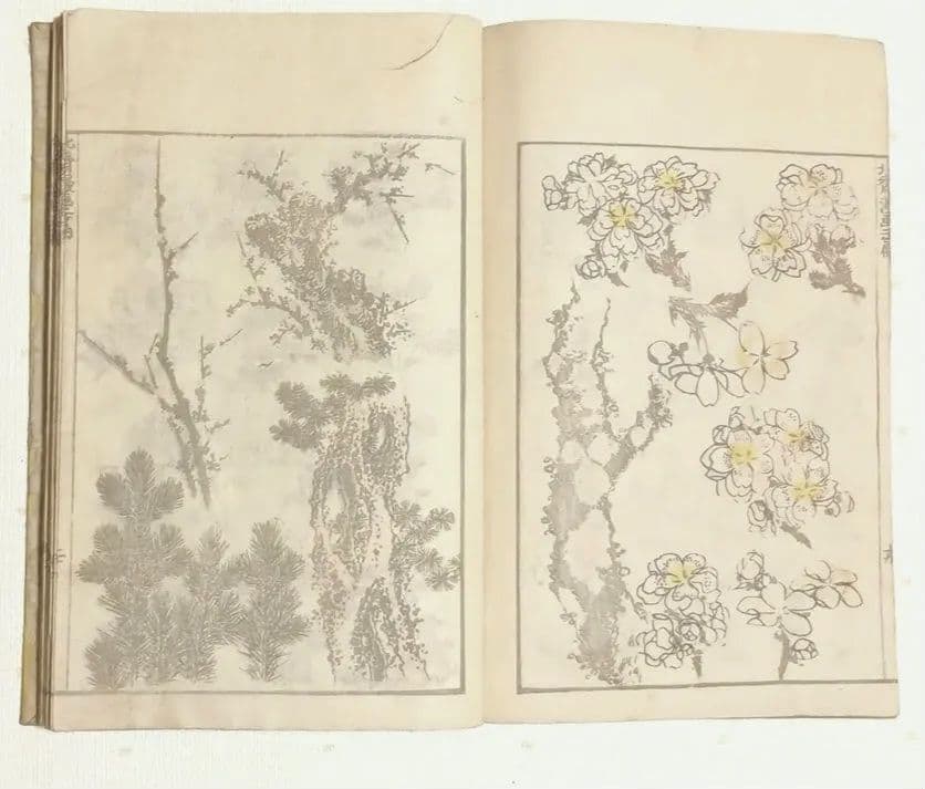 版画北斎漫画二編 （後摺り)葛飾北斎画尾陽東壁堂（永楽屋