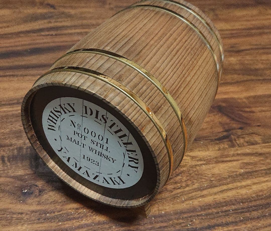 希少・非売品☆ SUNTORY ウイスキー 山崎 樽 木製 オブジェ タル