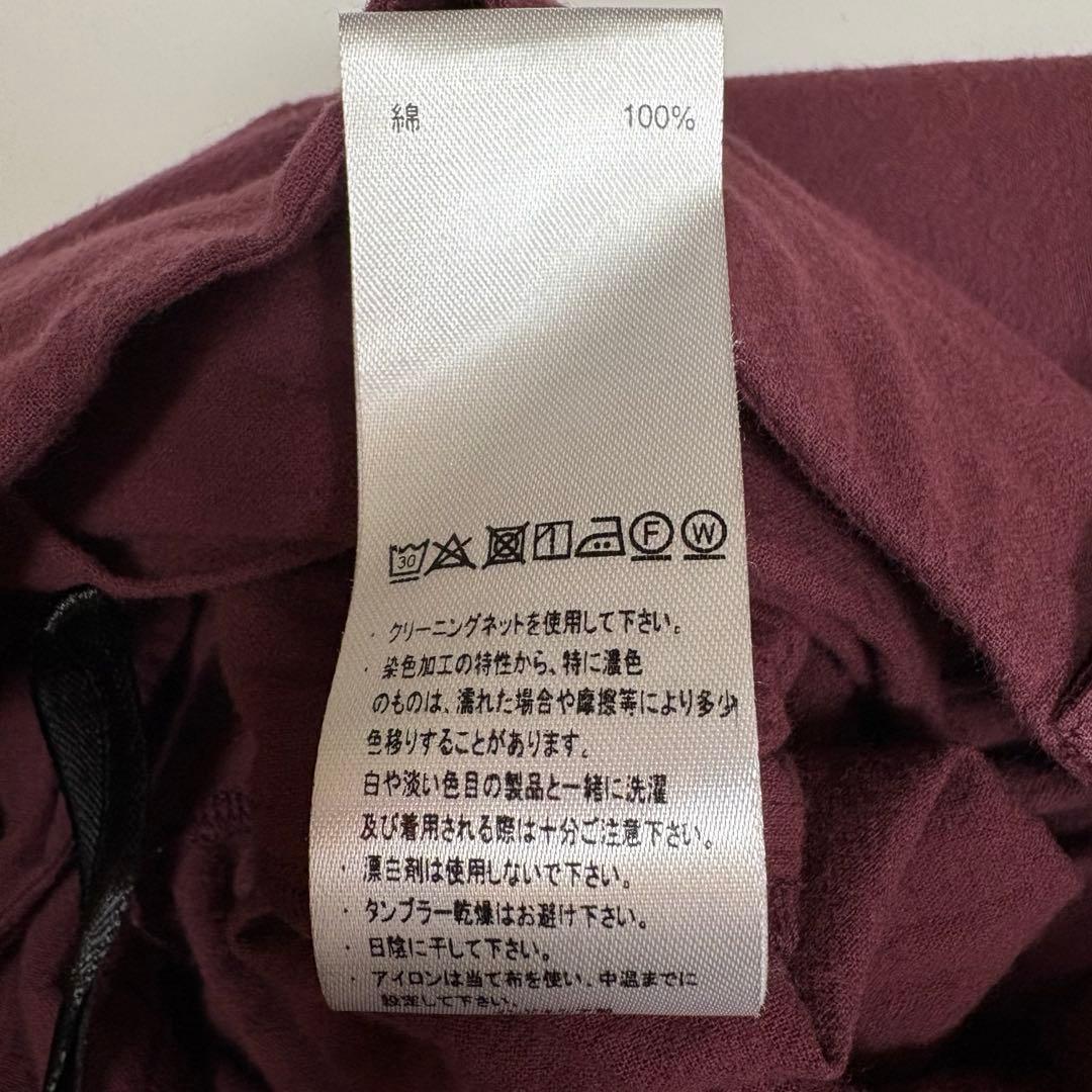 MOYURU 萌　変形サルエルパンツ　アシンメトリー　ウエストゴム　M〜L