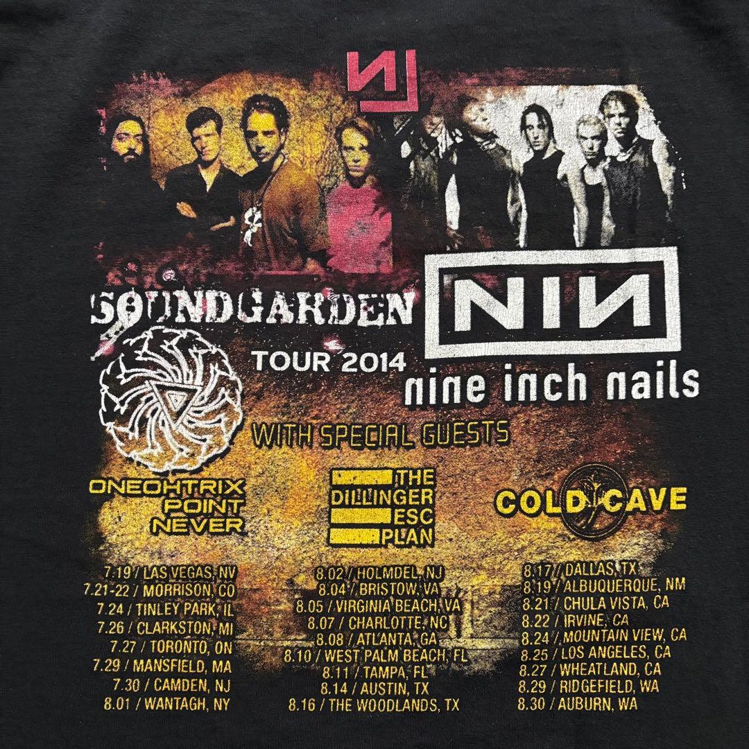 10's NINE INCH NAILS SOUND GARDEN Tshirt