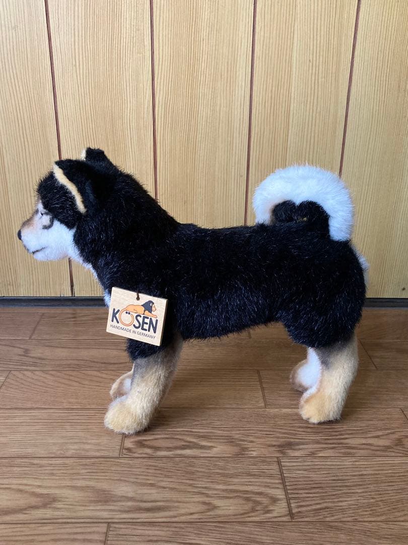 【美品】KÖSEN ケーセン ぬいぐるみ 柴犬 ドイツ製