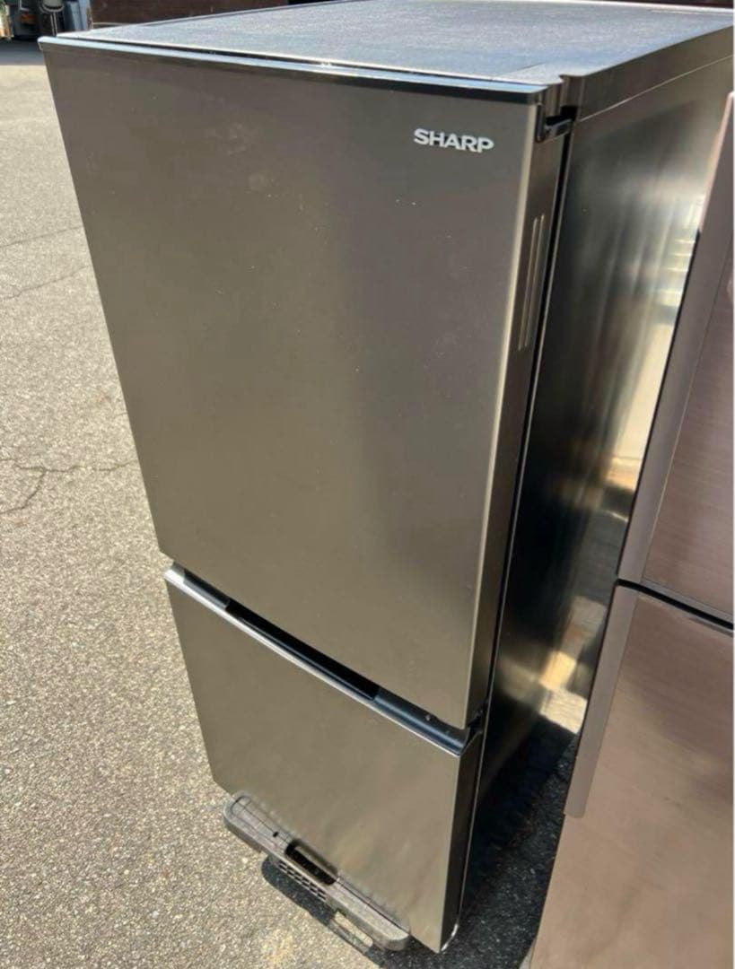 【高年式】2022年式 152L 2ドア冷蔵庫 シャープ SJ-D15H-H