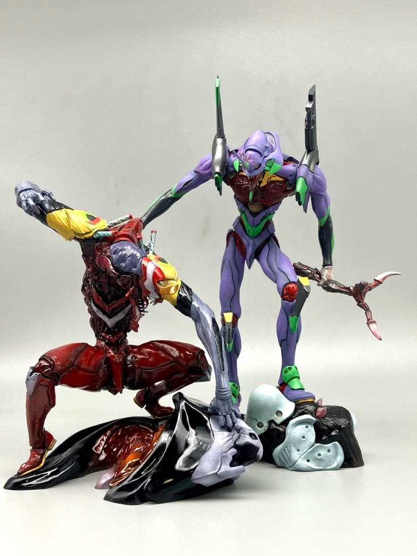 海洋堂ARTPLAエヴァンゲリオン初号機2号機完成品