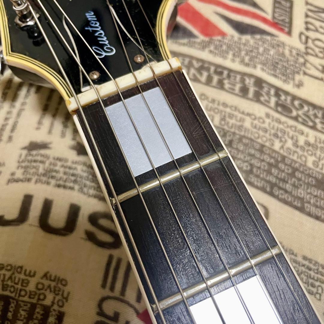 ビンテージ】Greco レスポールカスタム ブラック エレキギター