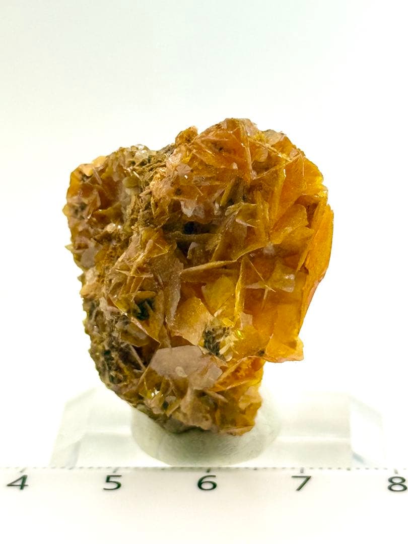 ウルフェナイト モロッコ産 原石 鉱物標本 水晶 天然石 モリブデン鉛鉱