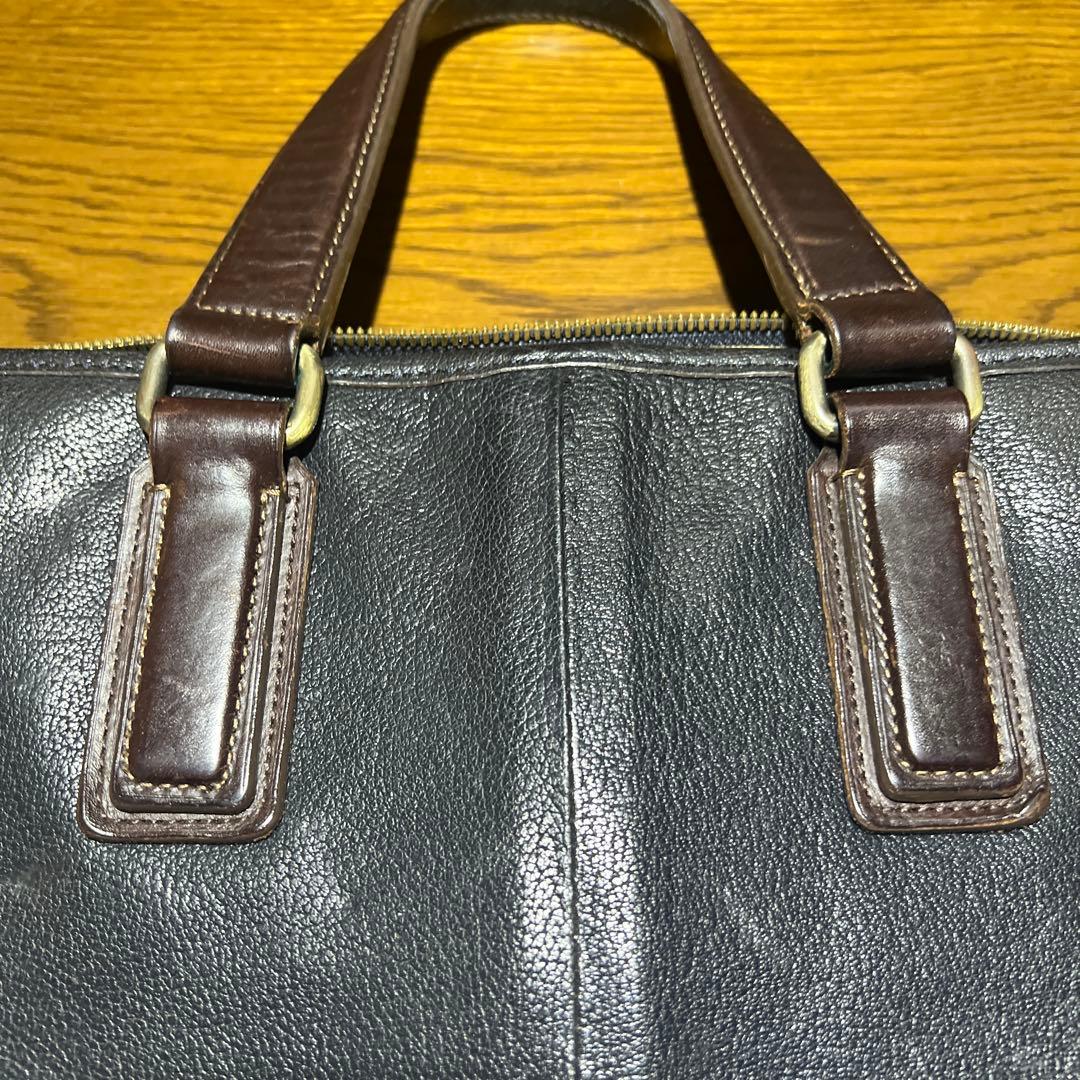 土屋鞄　アルマス バッファローブリーフ （アーバンネイビー）