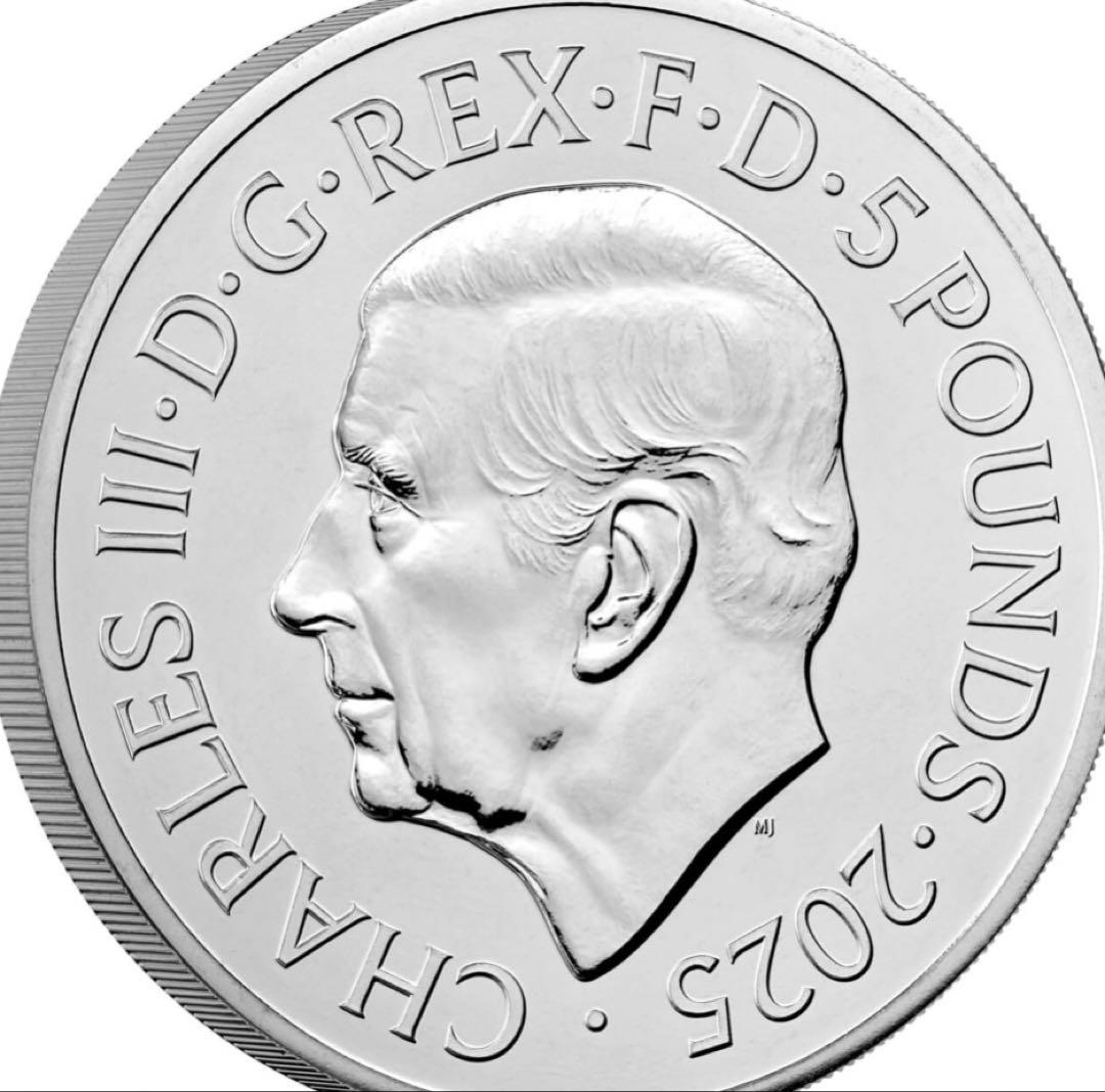 ジョンレノン＆ポールマッカートニー英国記念限定5ポンドコイン友情SET