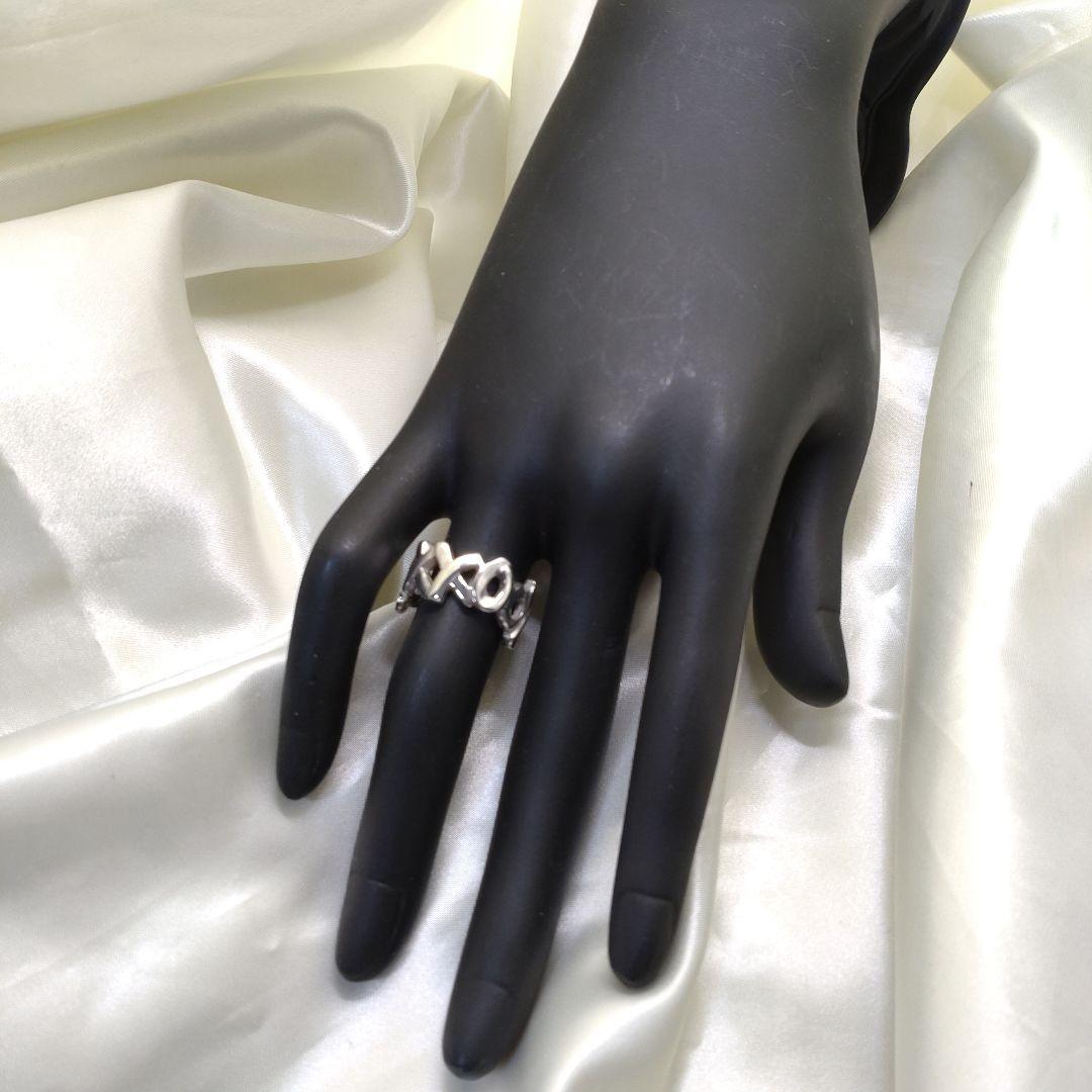 TIFFANY＆Co.ラブ＆キス　シルバーリングSV925 11.5号
