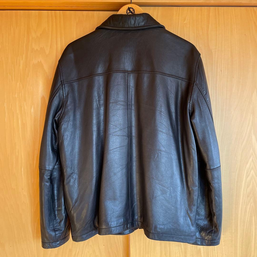 90's Calvin Klein カルバンクライン 本革 レザージャケット - メルカリ