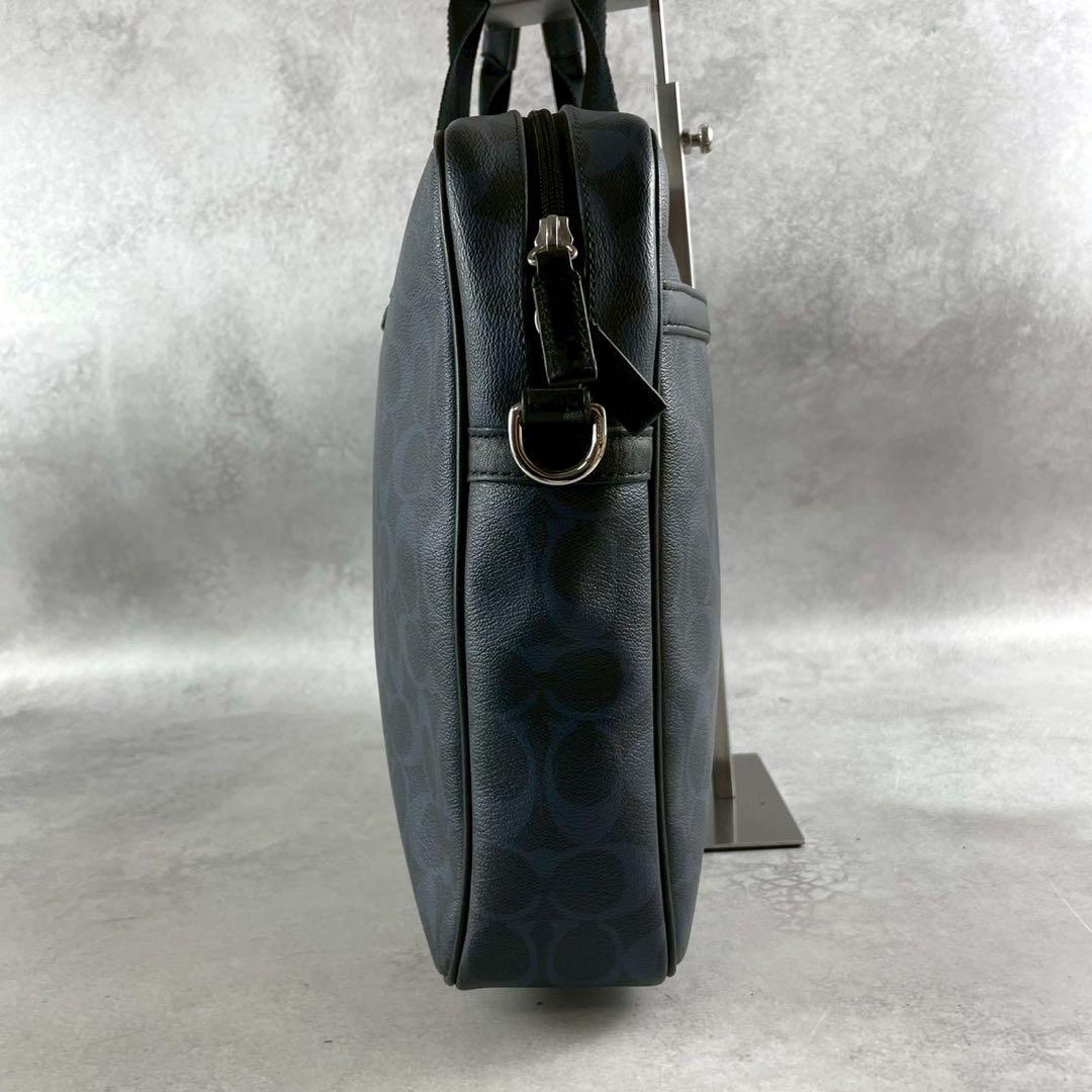 美品 コーチ シグネチャー 2way ビジネスバッグ ブリーフケース A4 PC