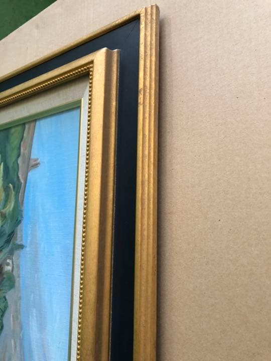 額縁 額 絵画 油絵 絵 F10 アンティーク ゴールド