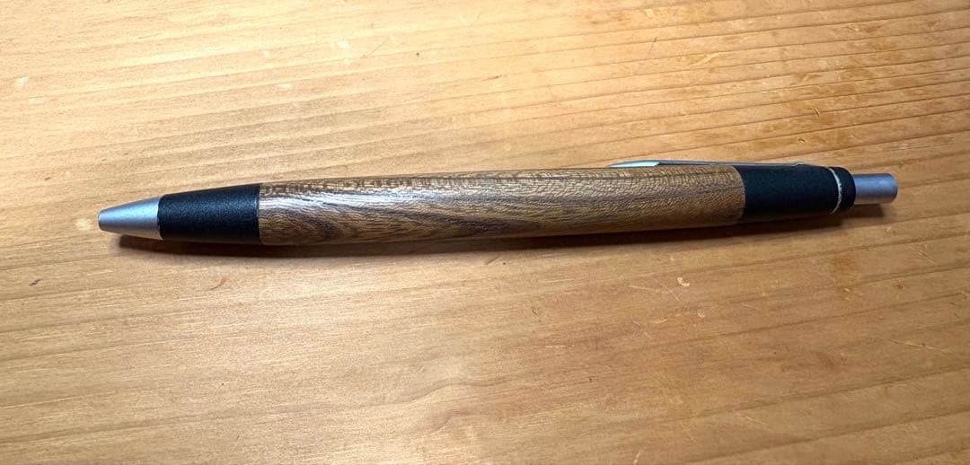 ち*こ様 野原工芸　欅 シャーペン　旧型　シルバー