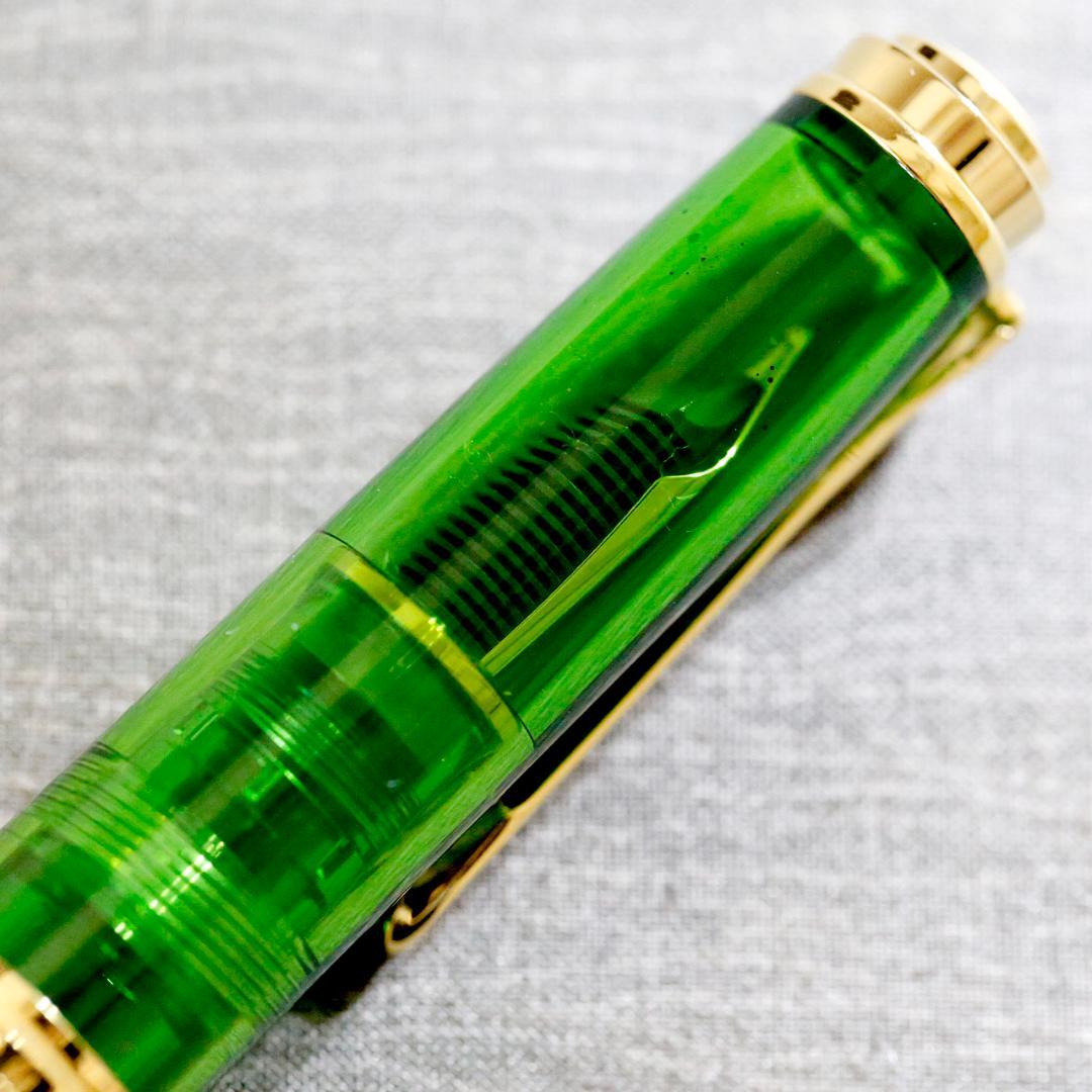 【限定品】ペリカン 万年筆 Ｍ８００ デモンストレーター グリーン