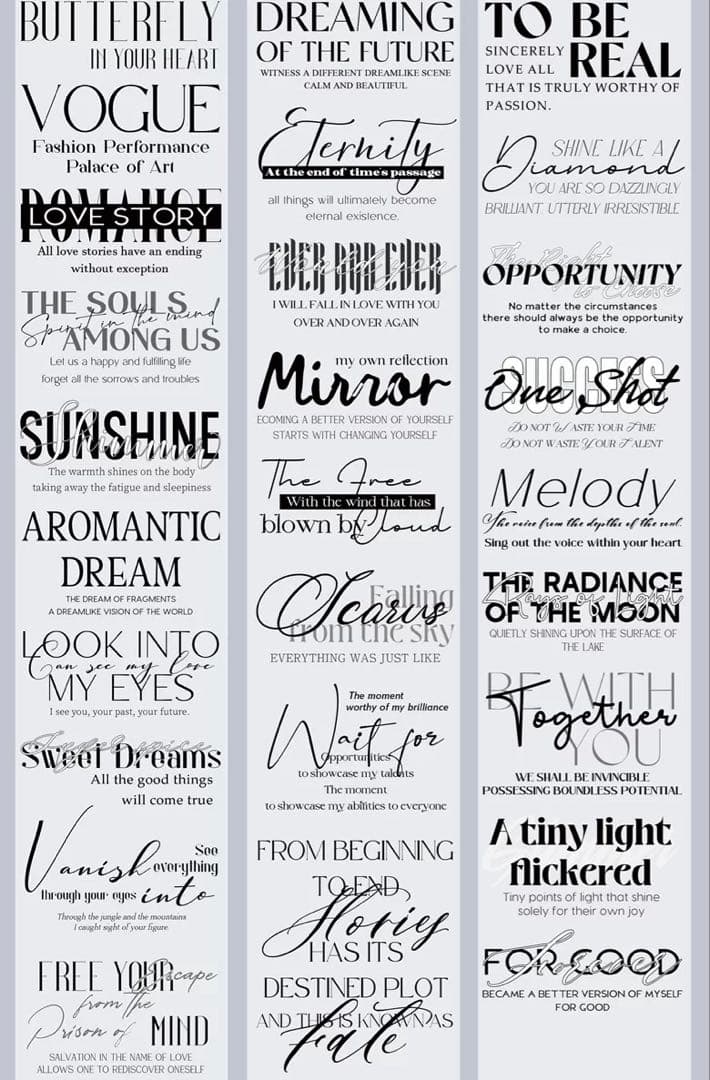 如你所愿文创《大标题》海外マスキングテープ　マステ 【2627】