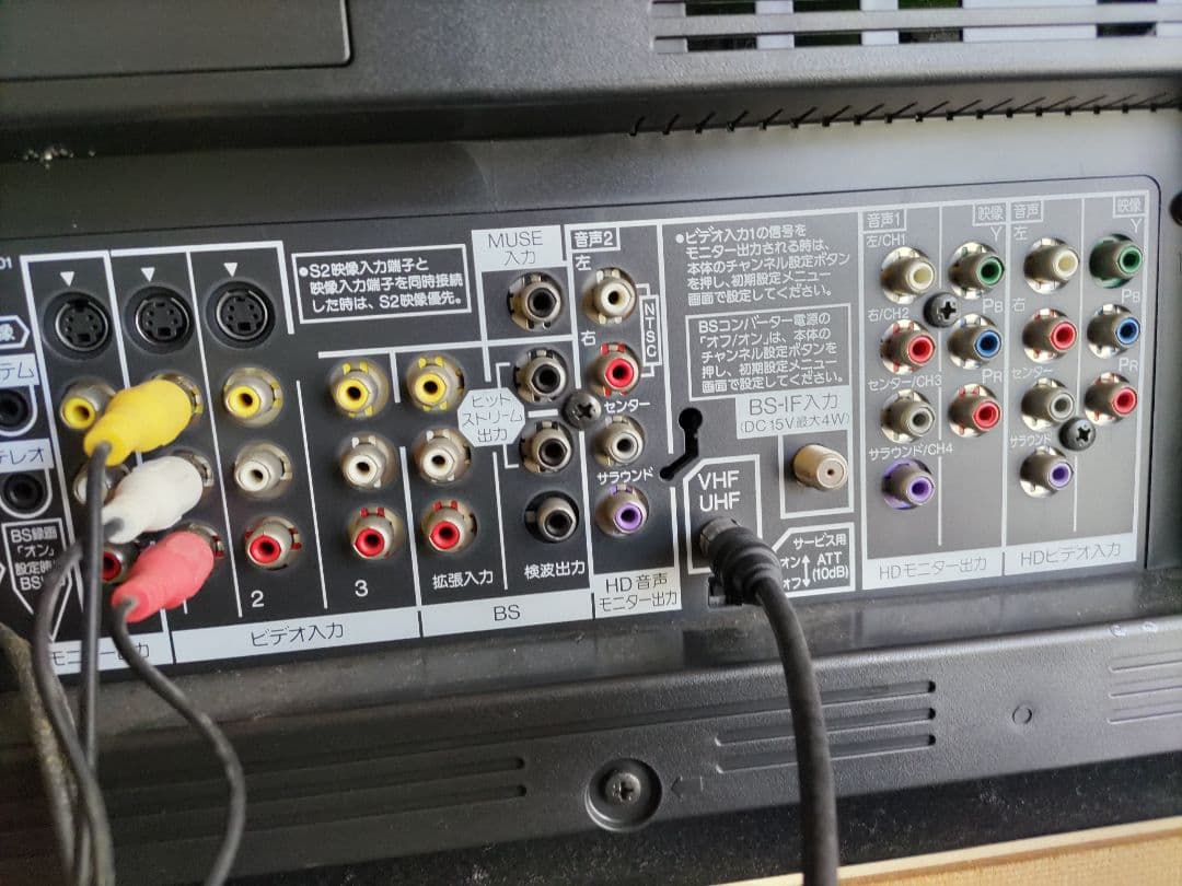 パナソニック ハイビジョン テレビ 32型 ブラウン管 リモコン、取説付き