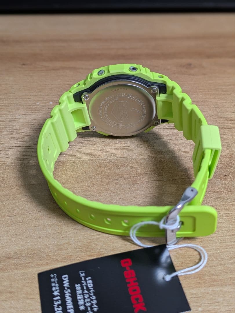 【美品】G-SHOCK DW-5600EP-9JF 蛍光グリーン