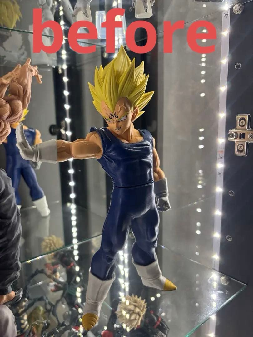 ドラゴンボール ベジータ フィギュア　リペイント　グランディスタ　魔神ベジータ