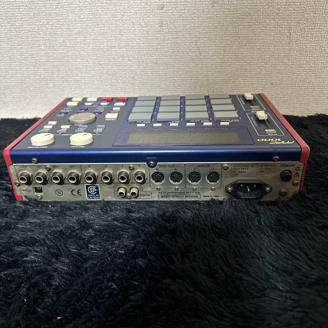 ど定番! AKAI MPC 1000 サンプラー ブルー 青 AKAI MPC サンプラー ブルー