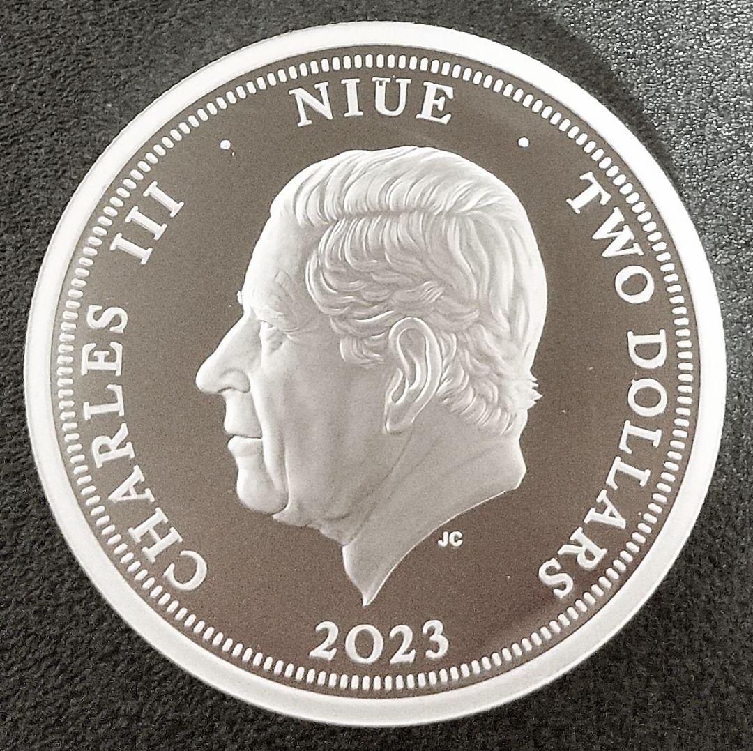 2023年 BNTA 2オンス プルーフ銀貨 NGC PF70 ウナとライオン - メルカリ