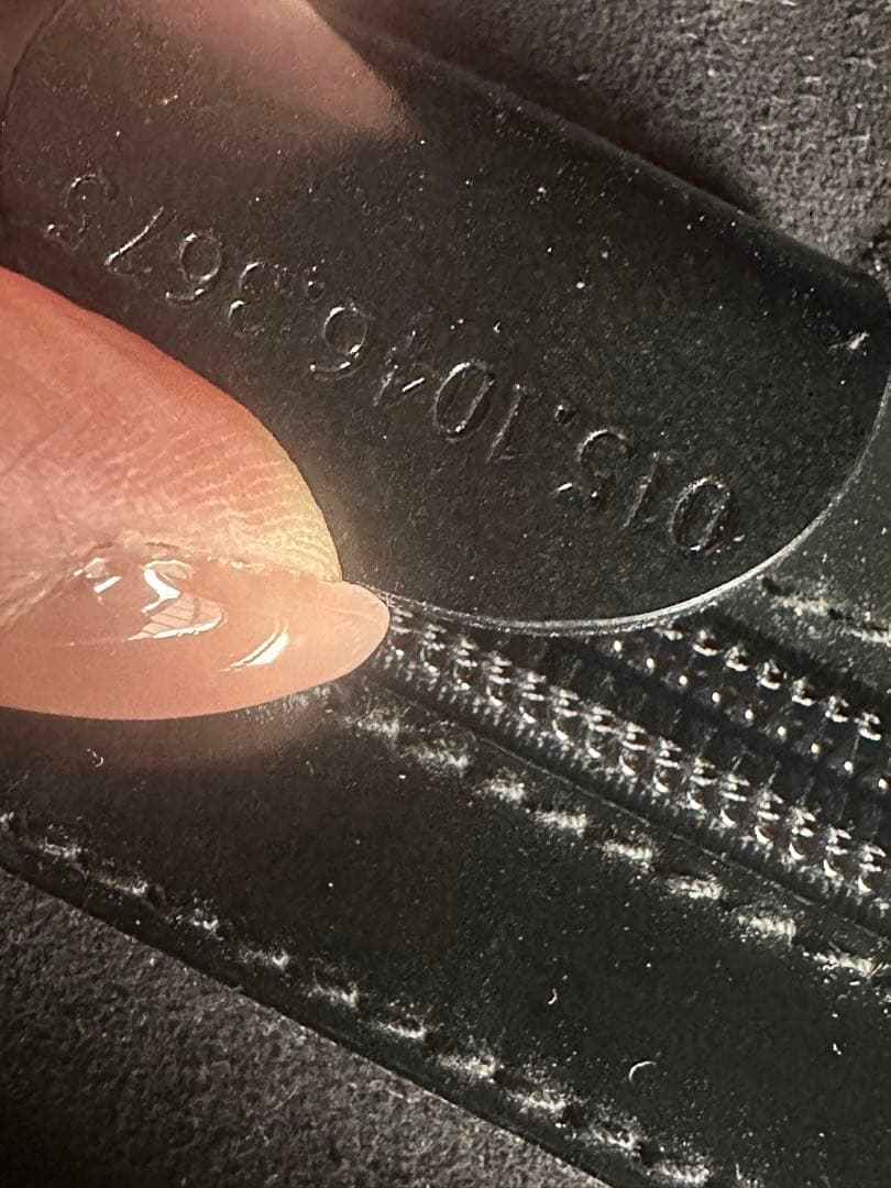 GUCCI ブラック バンブーレザービジネスバッグ