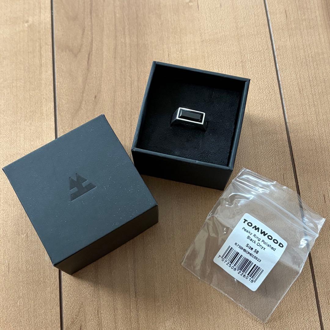 TOM WOOD　トムウッド　Peaky Ring　ピーキー　黒　17号　58