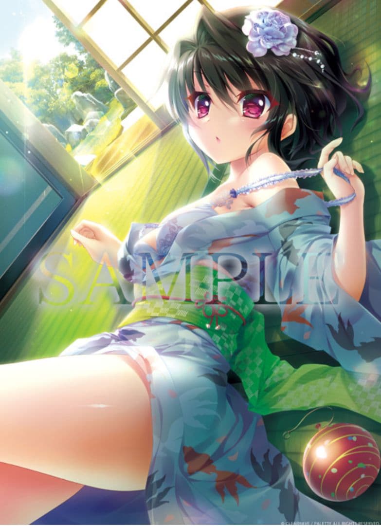 O-14 秋とすすき すずめ 掛軸 横幅