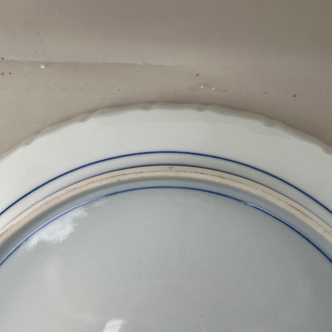 九谷焼 色絵 牡丹図 節皿 武腰泰山 共箱入B007