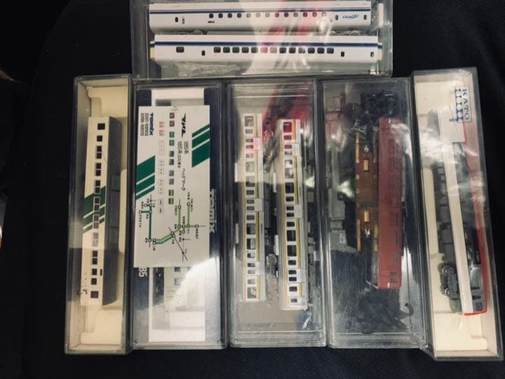 Nゲージセット電気機関車6両ジャンク車両つき