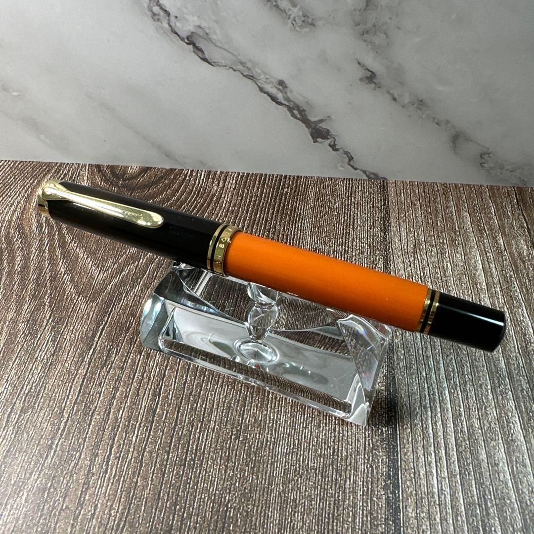 美品】PelikanペリカンM800 バーントオレンジ 限定モデル 字幅EF 美品
